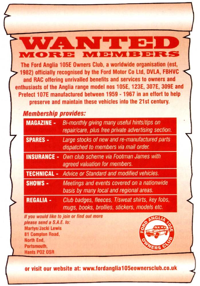 Ford Anglia Owners Club