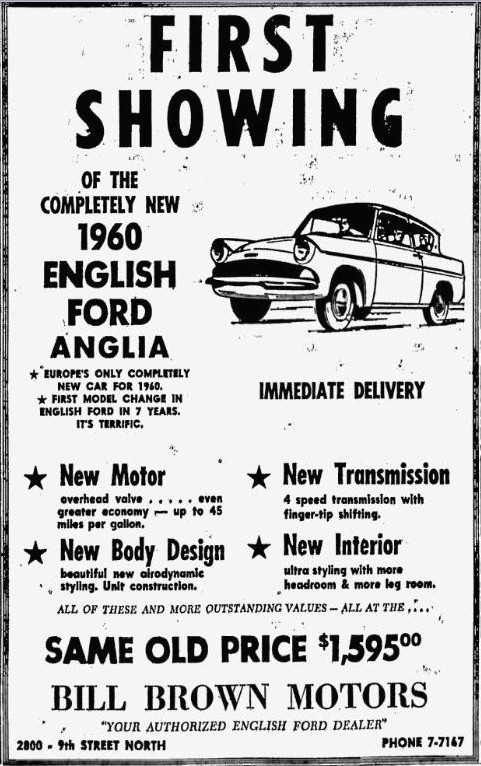Ford Anglia - Bill Browns