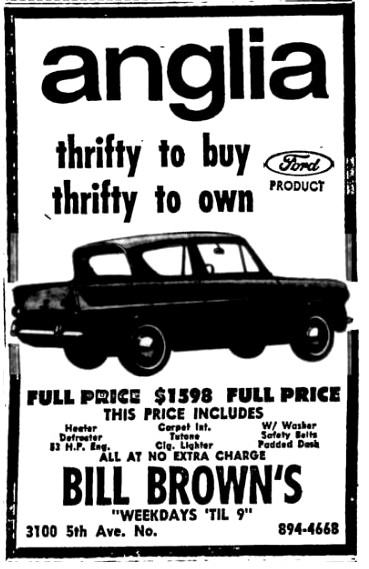 Ford Anglia - Bill Browns