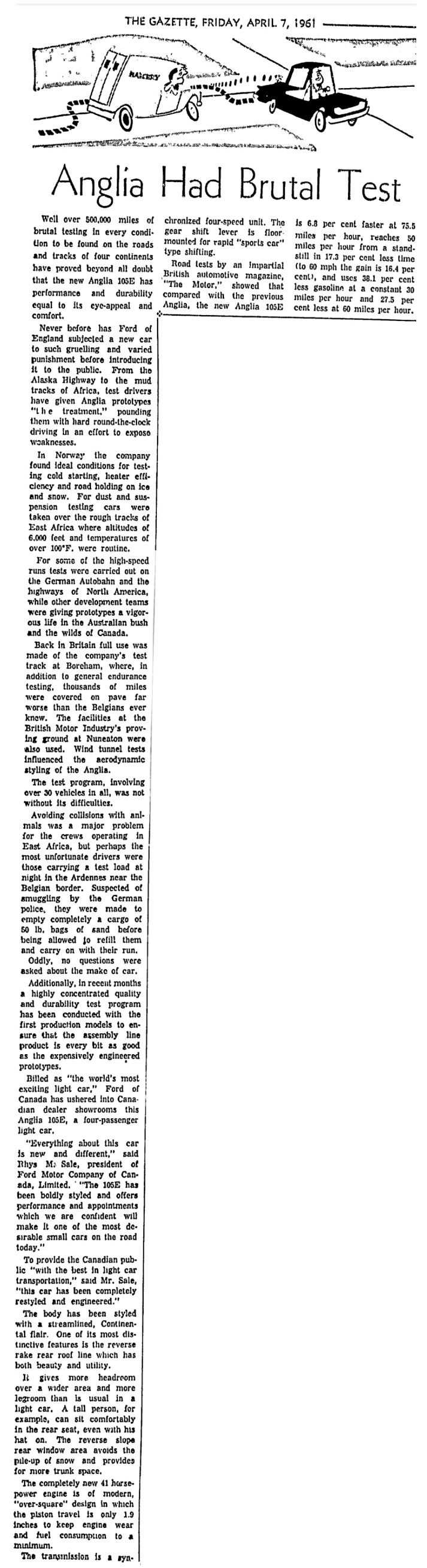 Anglia had brutal test