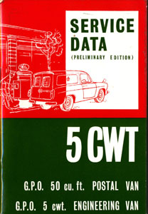 Service Data - GPO Van