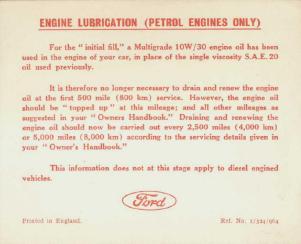 Engine Lubrication