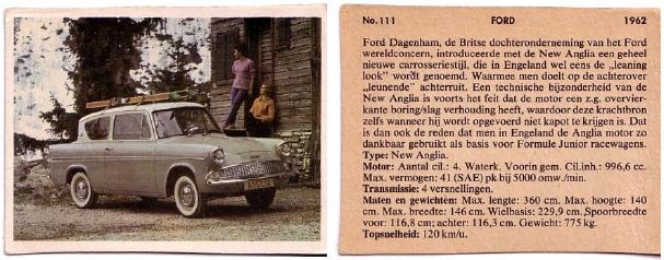 Ford Anglia Card