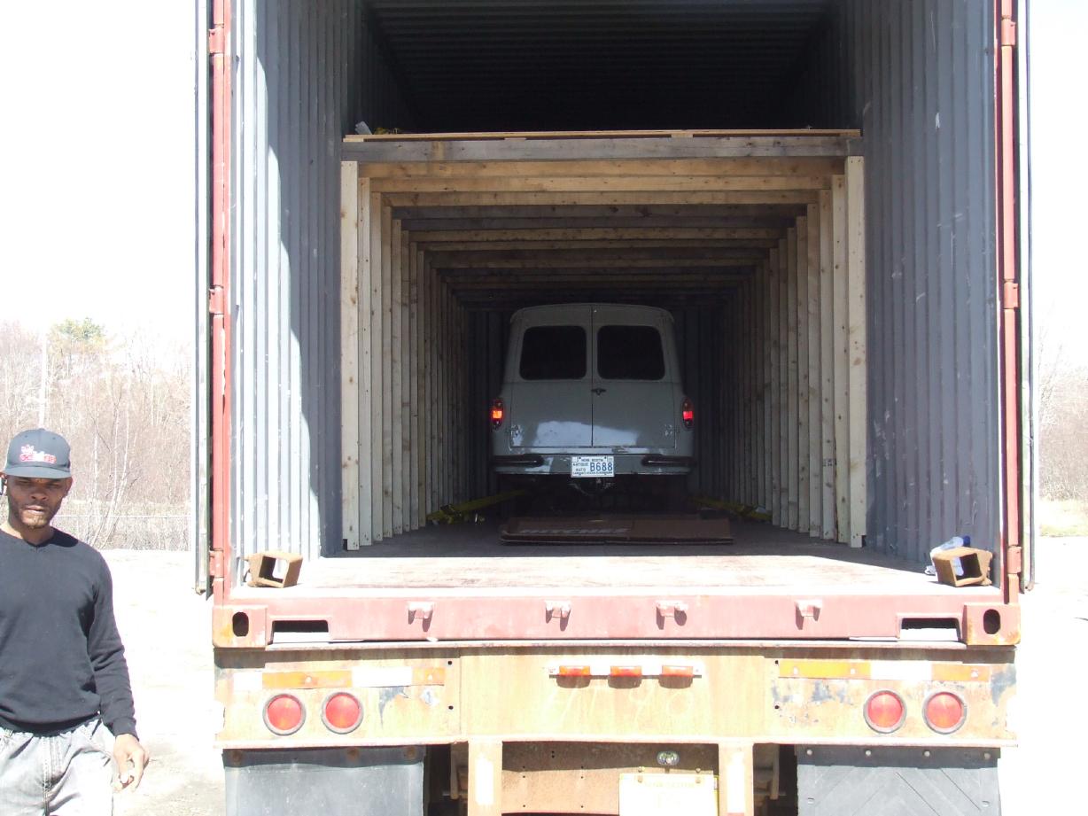 Van in Container