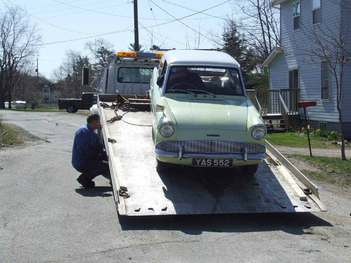 Loading the Saloon