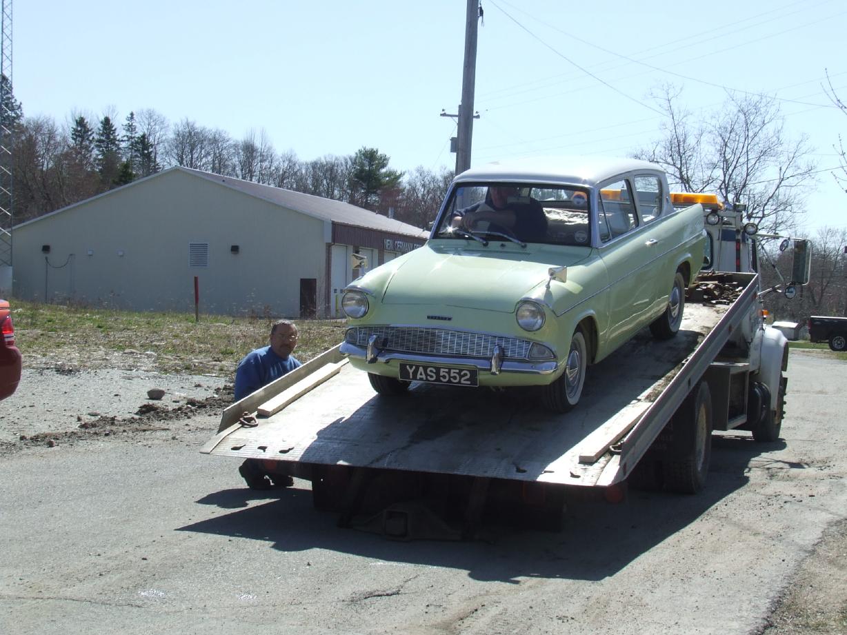 Loading the Saloon