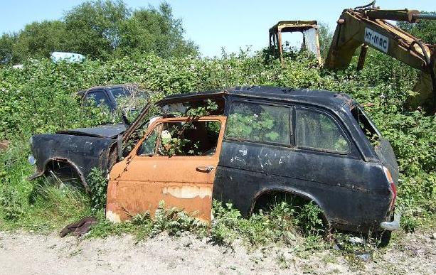 Ford Anglia Wreck 1