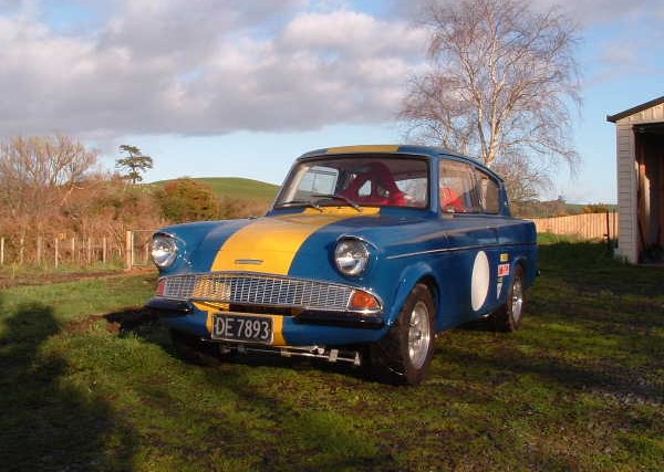 Ford Anglia Rally Car