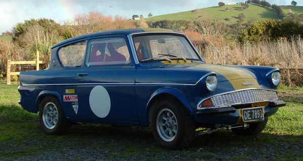 Ford Anglia Rally Car