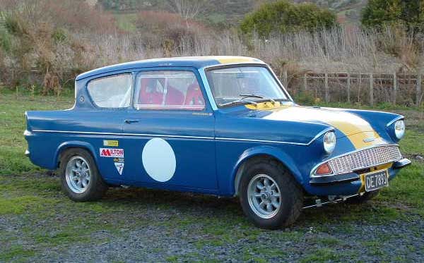 Ford Anglia Rally Car