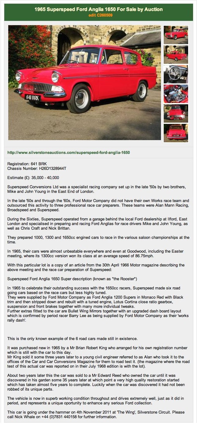 Superspeed Ford Anglia 1