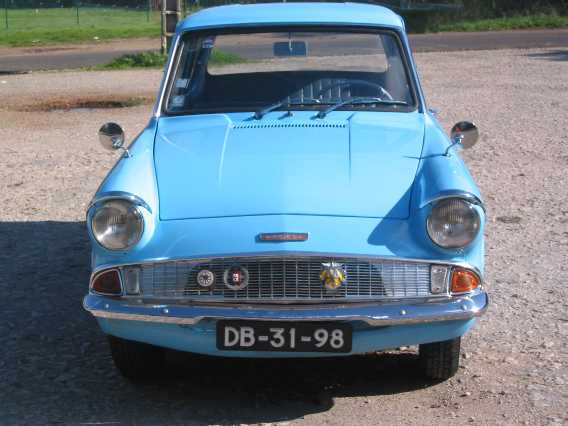 Emilio's Blue Anglia - Front