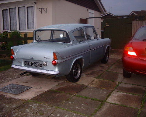 Graham's Anglia - Rear