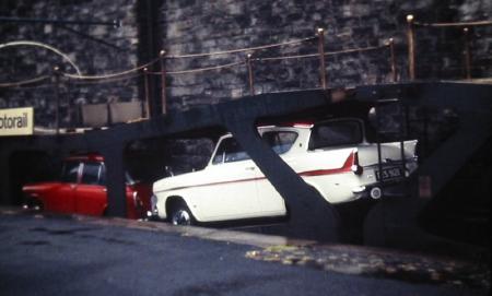 Anglia on the Motorail at Perth in 1967
