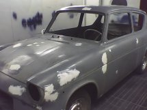 Anglia in Garage